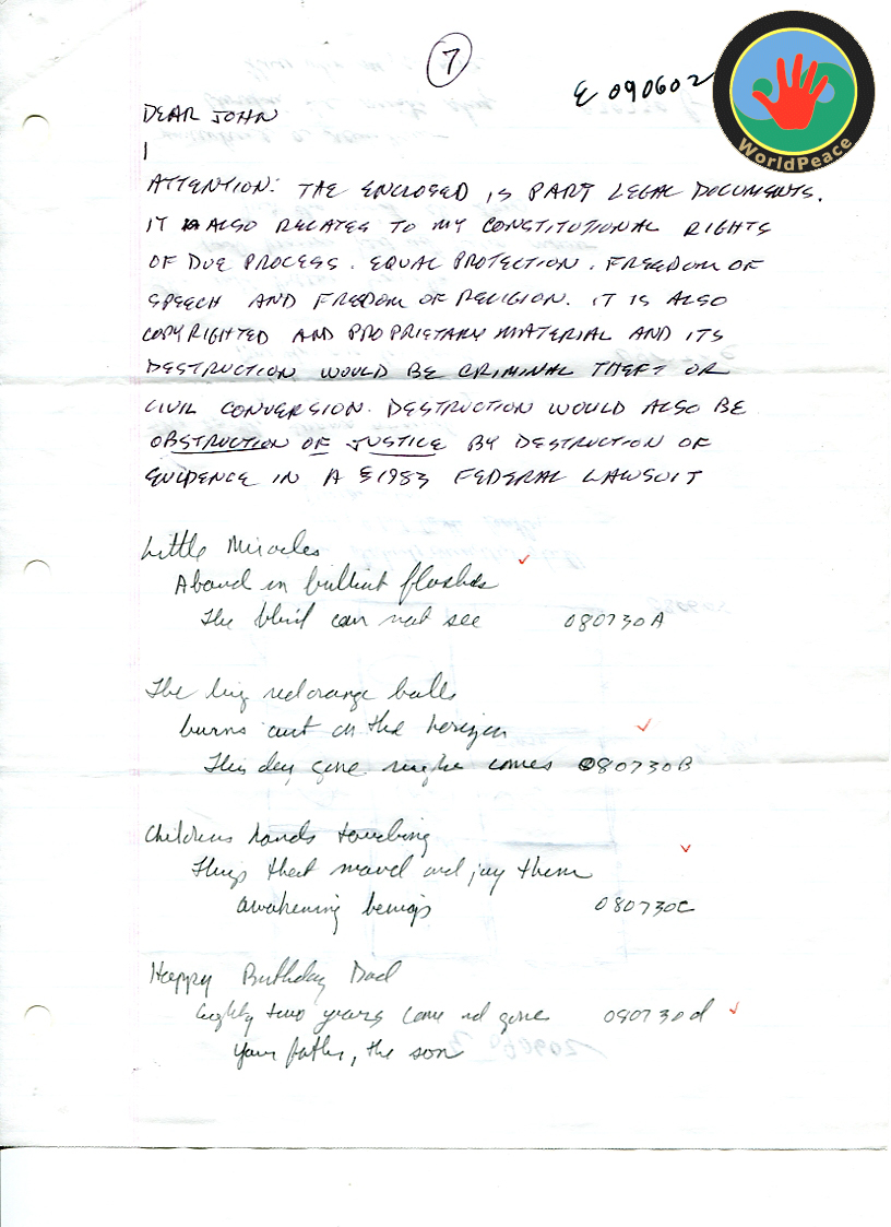 John WorldPeace Haiku