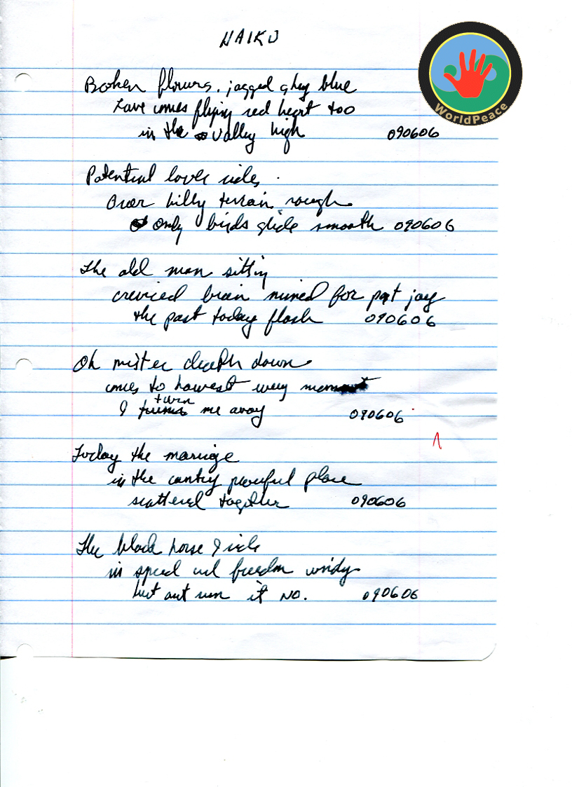 John WorldPeace Haiku