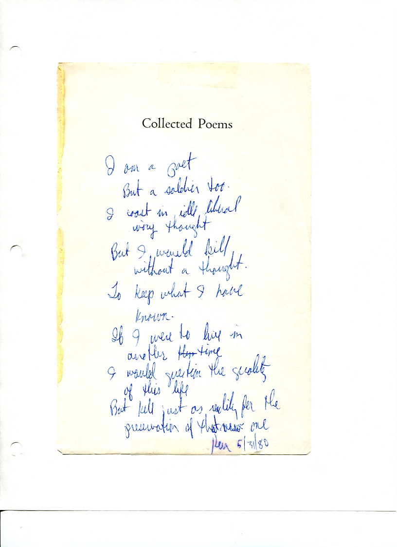 John WorldPeace Poems 1980 | World Peace Poems