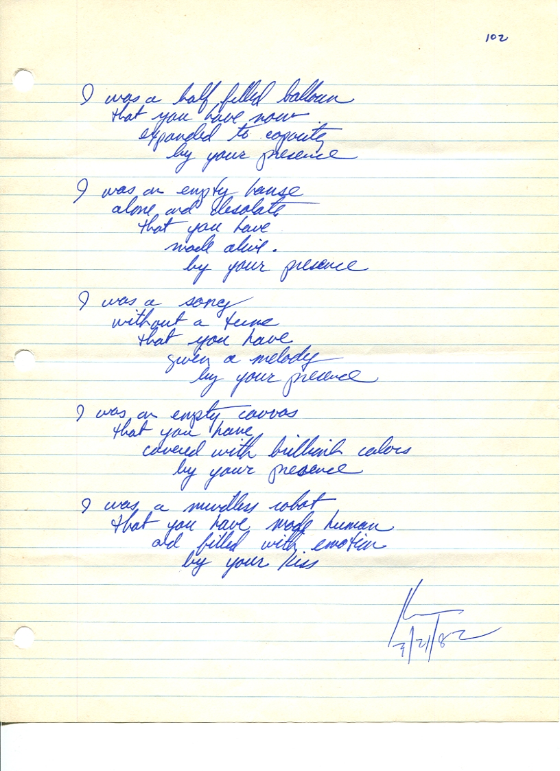 John WorldPeace Poems 1982 | World Peace Poems