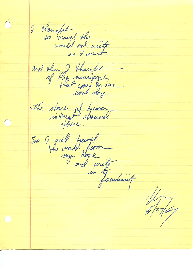 John WorldPeace Poems 1983 | World Peace Poems