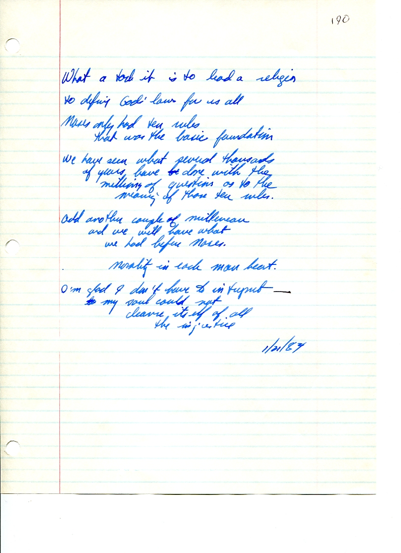 John WorldPeace Poems 1984 | World Peace Poems