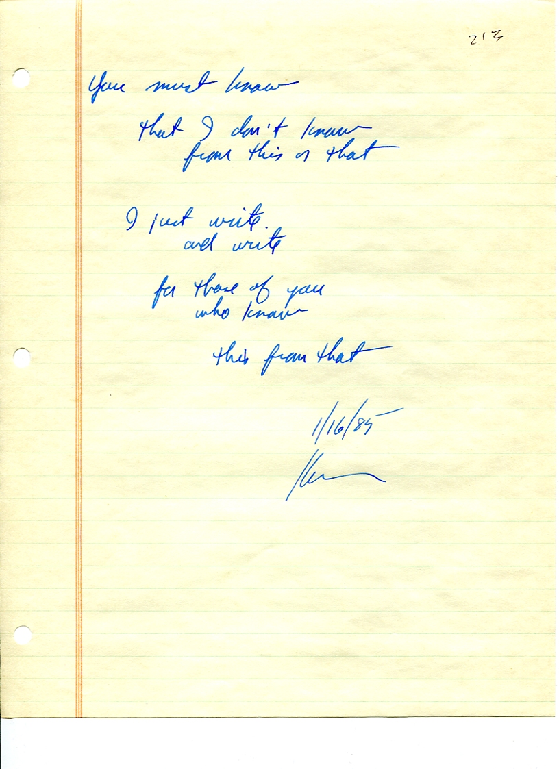 John WorldPeace Poems 1985 | World Peace Poems