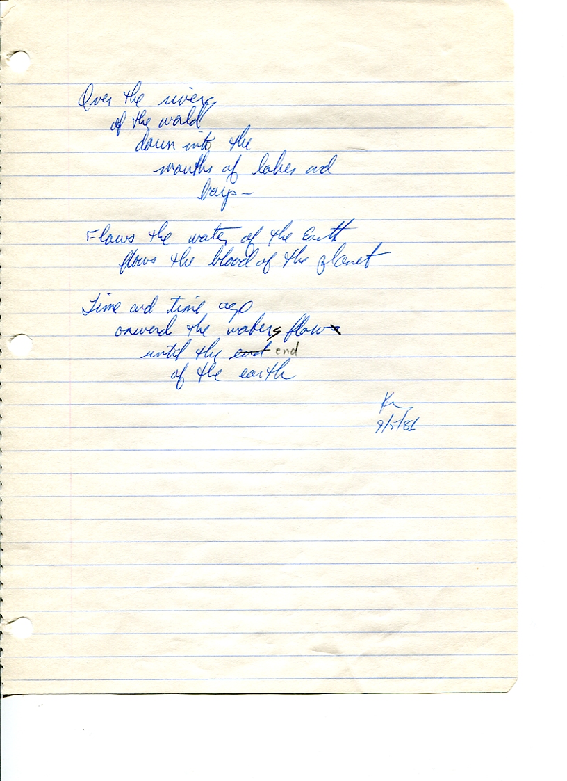 John WorldPeace Poems 1986 | World Peace Poems