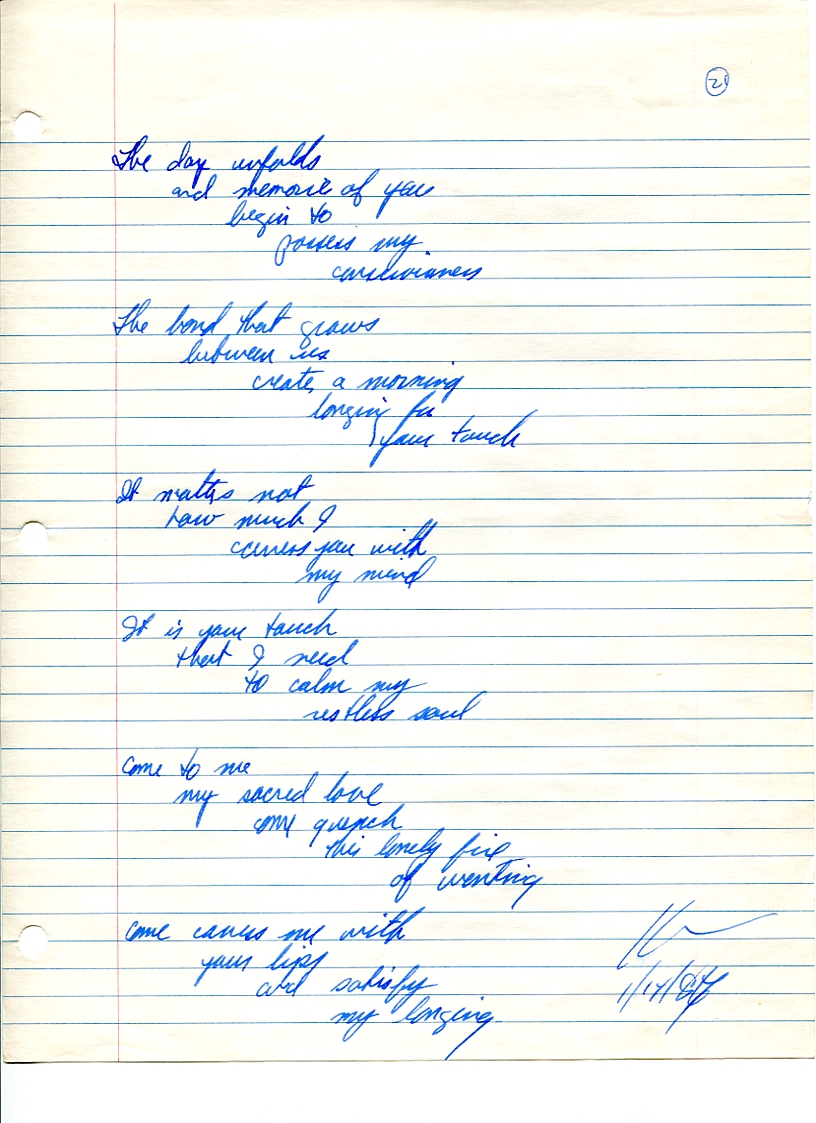 John WorldPeace Poems 1987 | World Peace Poems