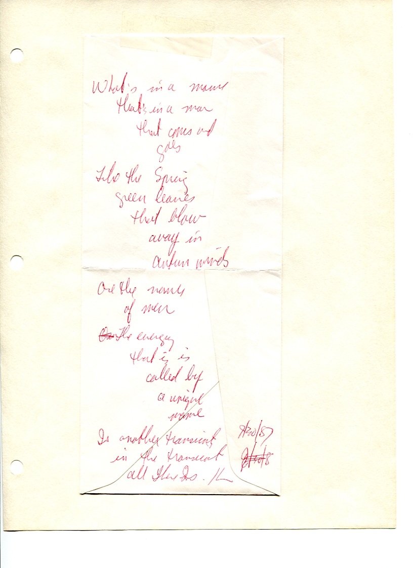 John WorldPeace Poems 1987 | World Peace Poems