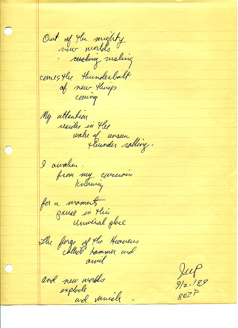 John WorldPeace Poems 1989 | World Peace Poems