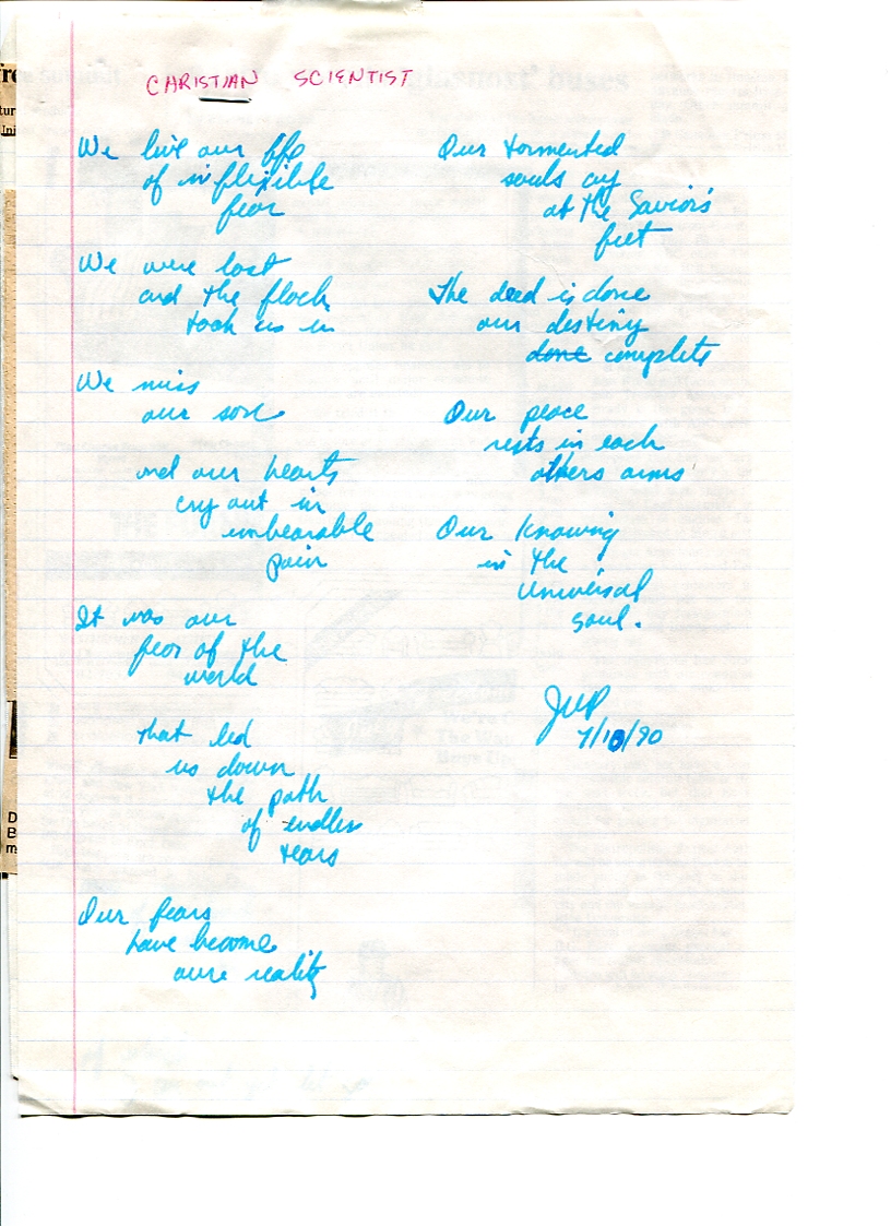 John WorldPeace Poems 1990 | World Peace Poems