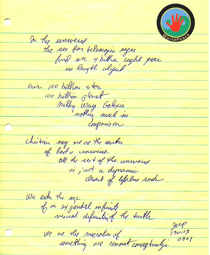 John WorldPeace Poems 2013