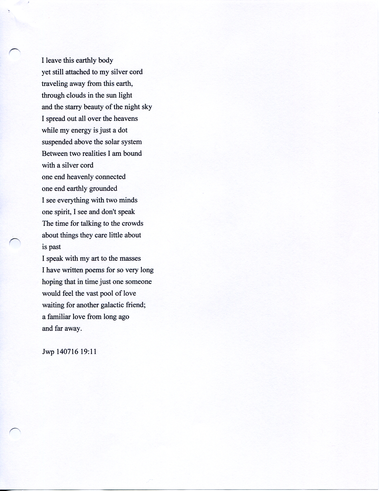 John WorldPeace Poems 2013