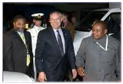 [Colin Powell in South Africa]